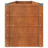 vidaXL Corten Steel Raised Garden Bed, 240x40x45 cm, Rust - Image 36 of 41
