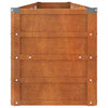 Letto Rialzato da Giardino in Acciaio Corten 320×40×45 cm Ruggine - Image 4 of 7