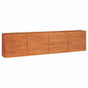 vidaXL Mesa de Cultivo Elevada para Jardín de Acero Corten 320x80x77 cm Óxido - Image 8 of 35