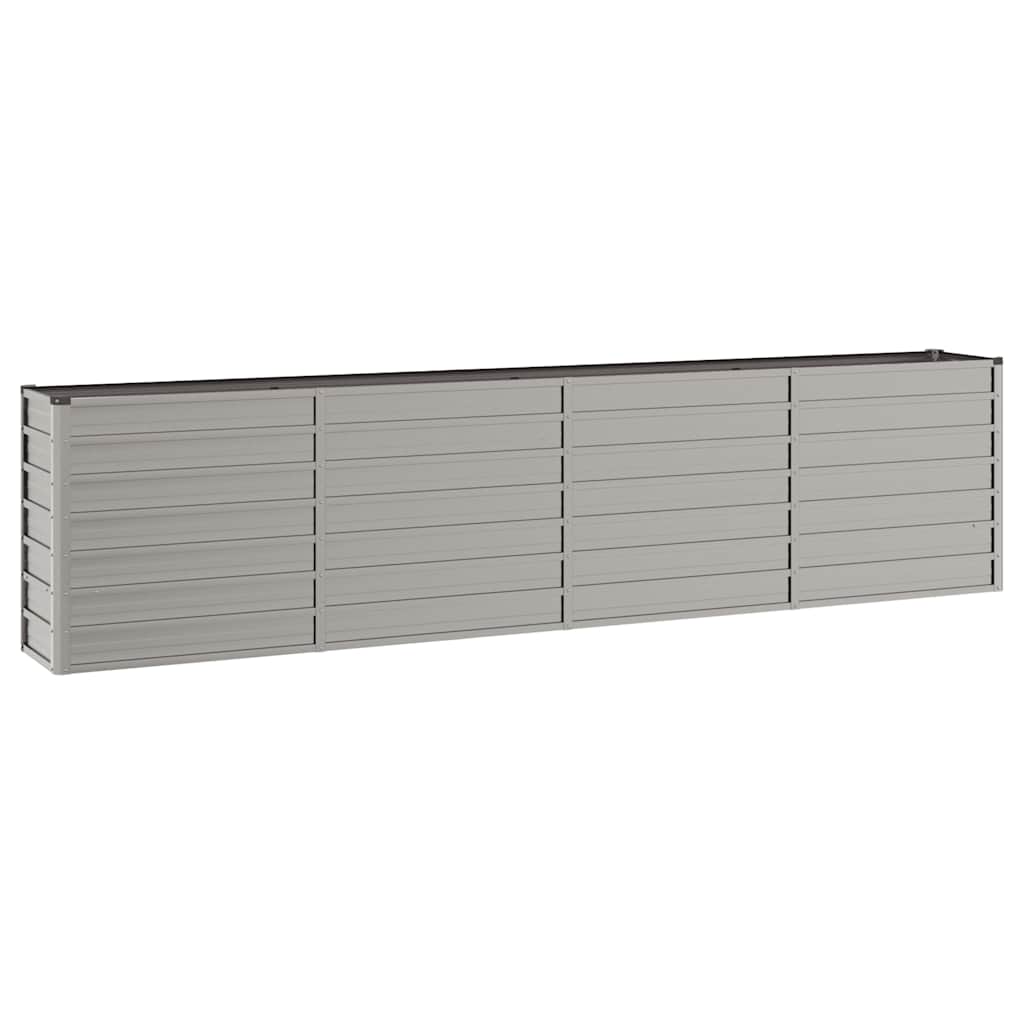vidaXL Mesa de Cultivo Elevada para Jardín de Acero Corten 320x80x77 cm Óxido - Image 12 of 35