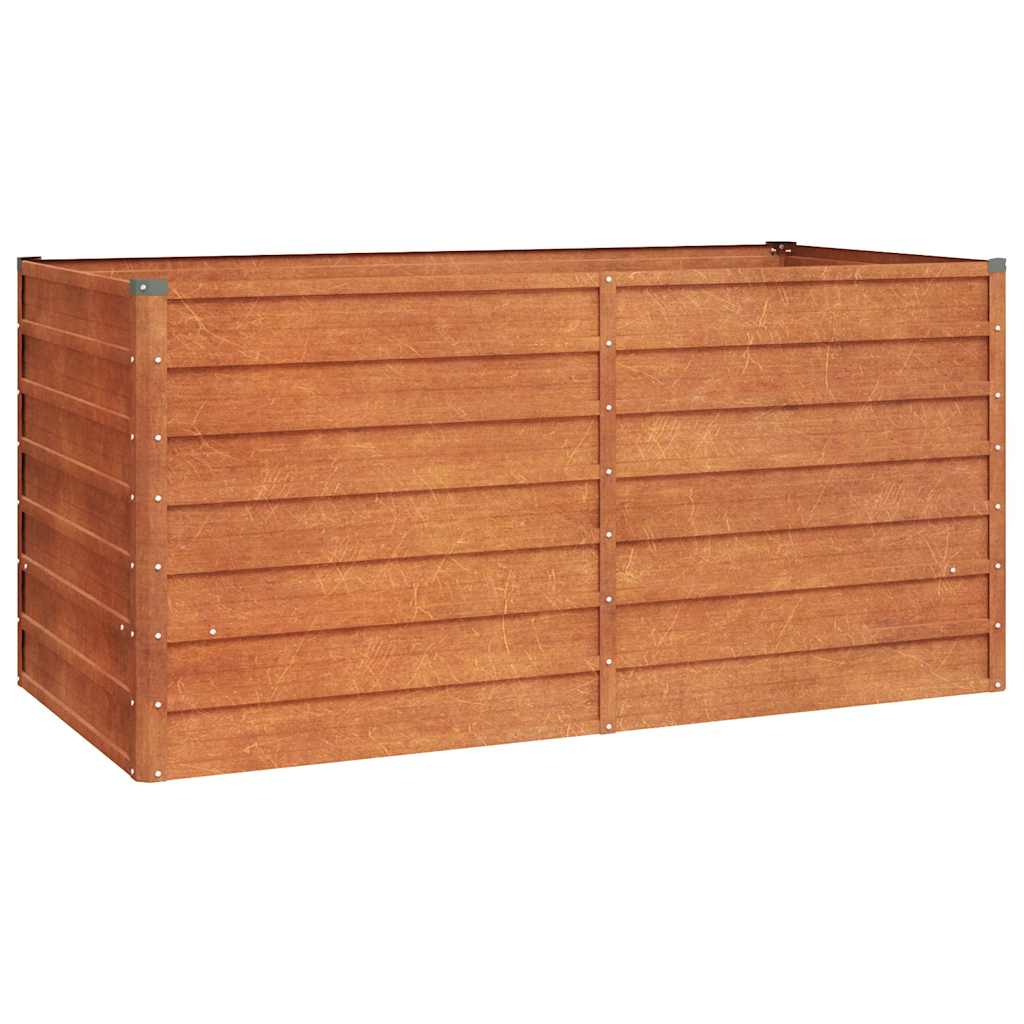 vidaXL Cama de Cultivo Elevada para Jardín de Acero Corten 160x40x77 cm, Oxidado - Image 9 of 41