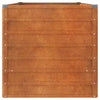 vidaXL Mesa de Cultivo Elevada para Jardín de Acero Corten 320x80x77 cm Óxido - Image 17 of 35