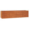 vidaXL Mesa de Cultivo Elevada para Jardín de Acero Corten 320x80x77 cm Óxido - Image 6 of 35
