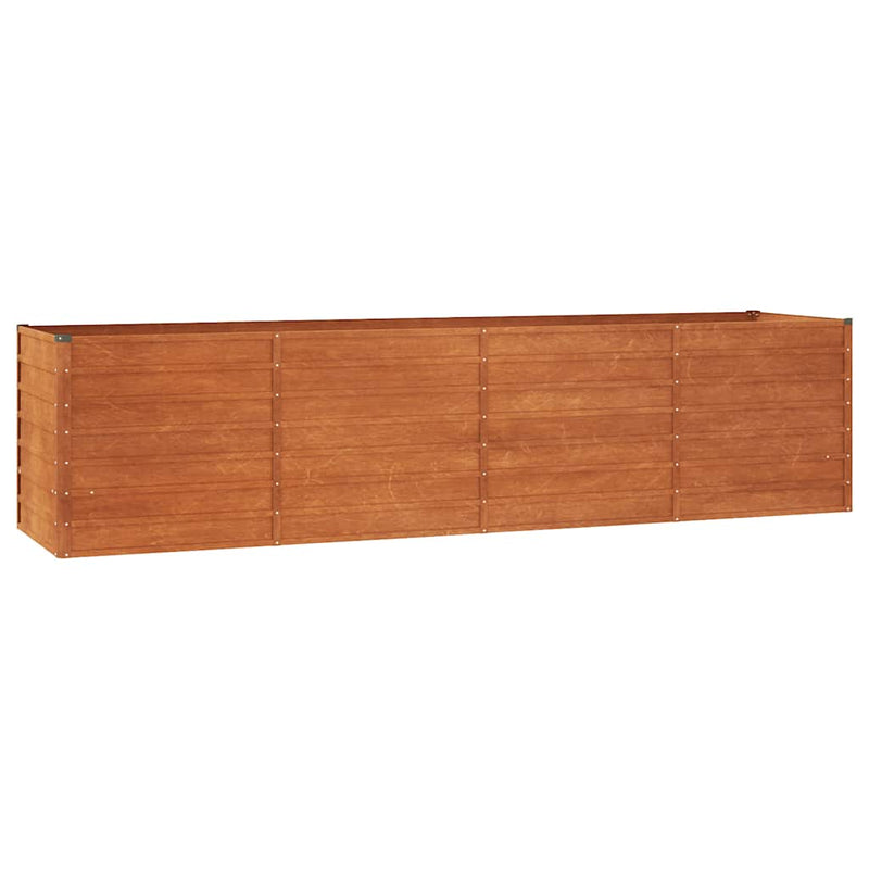 vidaXL Mesa de Cultivo Elevada para Jardín de Acero Corten 320x80x77 cm Óxido - Image 6 of 35