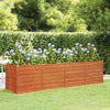 vidaXL Mesa de Cultivo Elevada para Jardín de Acero Corten 320x80x77 cm Óxido - Image 1 of 35