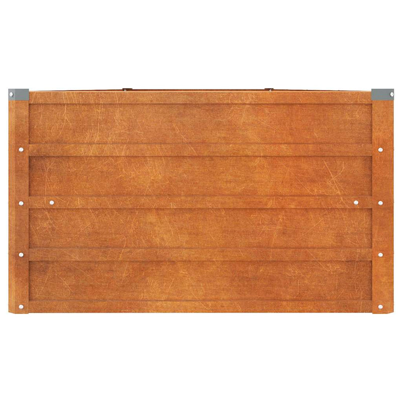 vidaXL Raised Garden Bed Corten Steel 320x80x45 cm Rust - Image 19 of 40