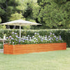 vidaXL Raised Garden Bed Corten Steel 320x80x45 cm Rust - Image 2 of 40
