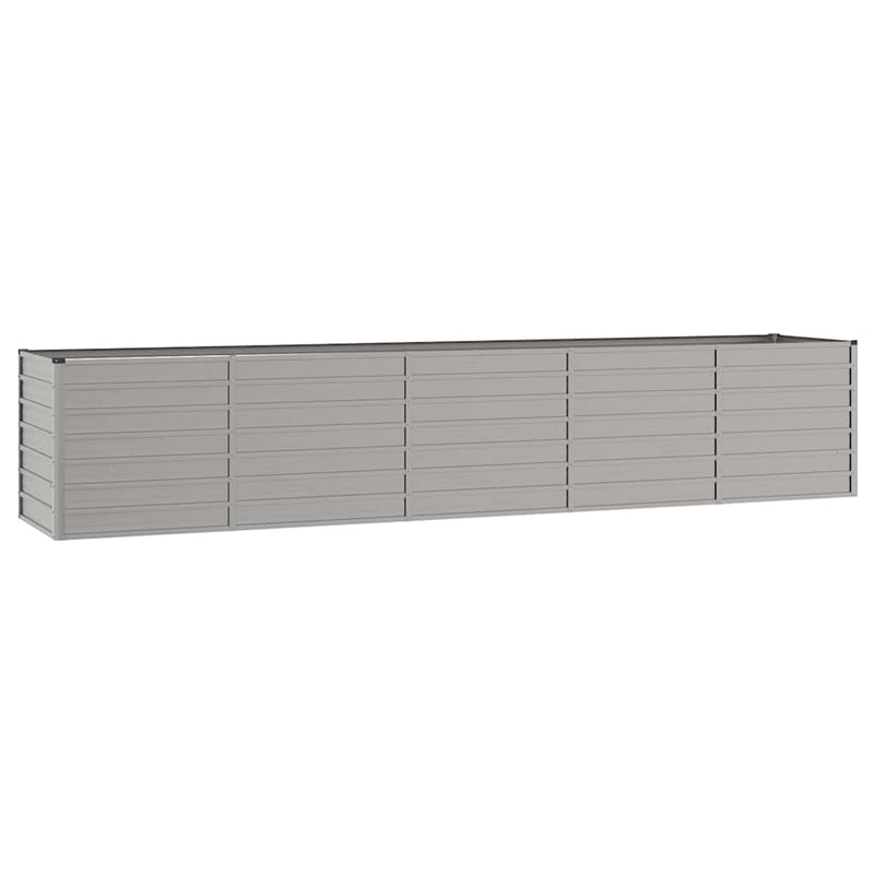 vidaXL Mesa de Cultivo Elevada para Jardín de Acero Corten 320x80x77 cm Óxido - Image 15 of 35
