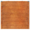 Letto Rialzato da Giardino Ruggine 400×80×77 cm Acciaio Corten - Image 4 of 7