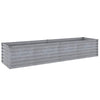 vidaXL Mesa de cultivo elevada para jardín 194x50x36 cm de acero Corten - Image 6 of 14