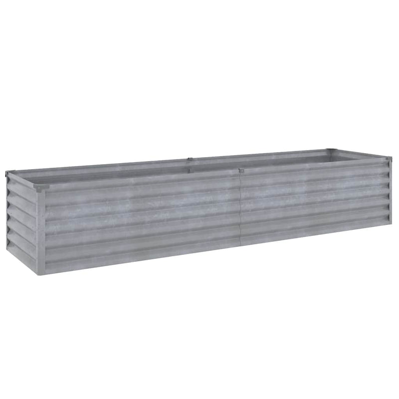 vidaXL Mesa de cultivo elevada para jardín 194x50x36 cm de acero Corten - Image 6 of 14