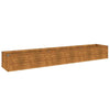 vidaXL Garden Raised Bed, Corten Steel, 291x50x36 cm, Rust - Image 3 of 14