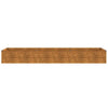 vidaXL Garden Raised Bed, Corten Steel, 291x50x36 cm, Rust - Image 7 of 14