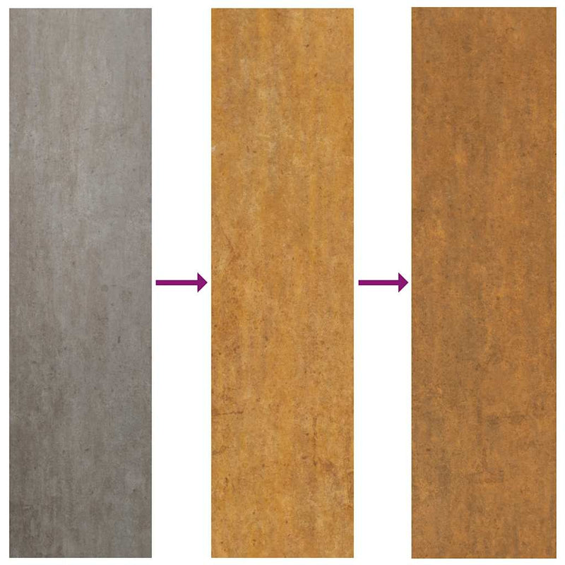 vidaXL Letto Rialzato da Giardino in Acciaio Corten 386x50x36 cm Colore Ruggine - Image 6 of 7