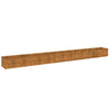 vidaXL Mesa de cultivo elevada para jardín 194x50x36 cm de acero Corten - Image 3 of 14