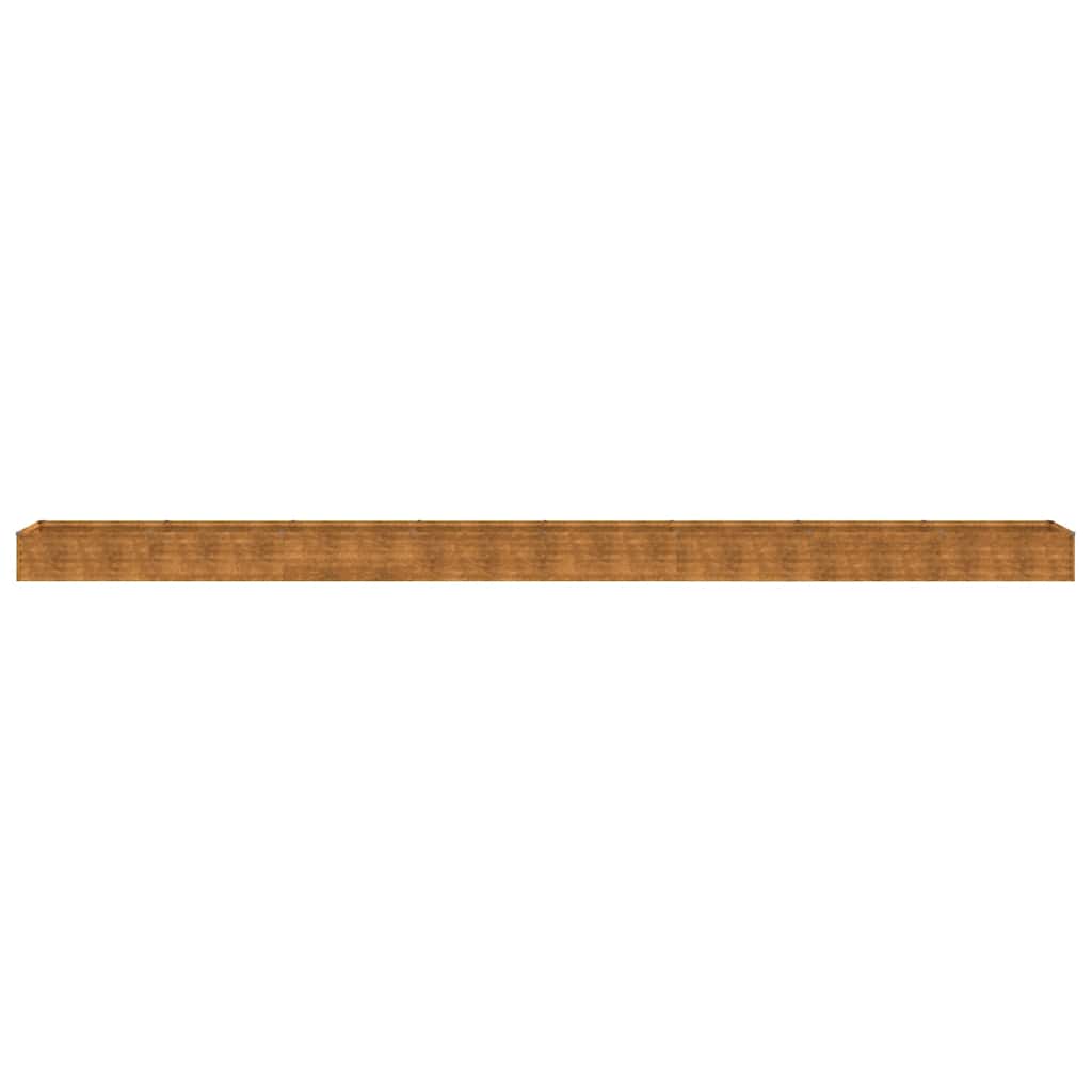 vidaXL Jardinera Elevada de Jardín de Acero Corten 770x50x36 cm Óxido - Image 4 of 7