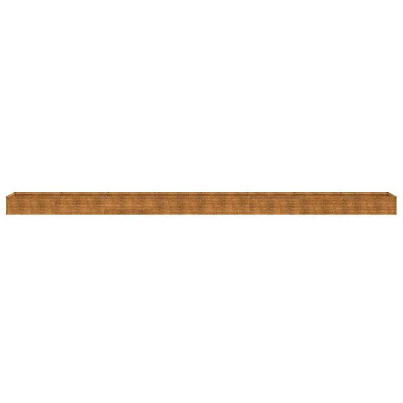 vidaXL Jardinera Elevada de Jardín de Acero Corten 770x50x36 cm Óxido - Image 4 of 7