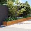 vidaXL Corten Steel Raised Garden Planter 1152x50x36 cm Rust - Image 1 of 7