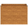 vidaXL Letto rialzato da giardino 100x50x69 cm in acciaio Corten - Image 4 of 7