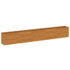 vidaXL Corten Steel Garden Raised Bed, 482x50x69 cm, Rust - Image 4 of 14