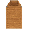 vidaXL Corten Steel Garden Raised Bed, 482x50x69 cm, Rust - Image 10 of 14