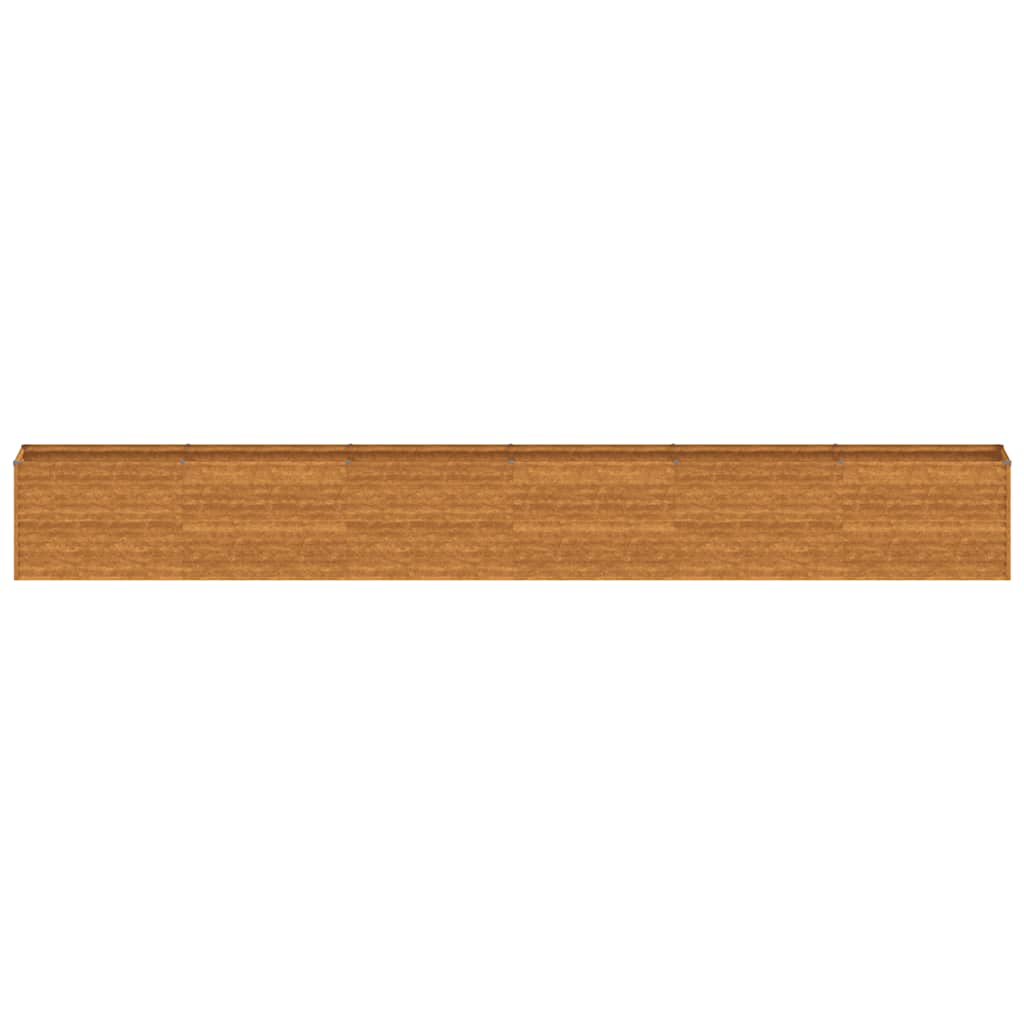 vidaXL Cama de Cultivo Elevada de Jardín en Acero Corten 578x50x69 cm Óxido - Image 4 of 7