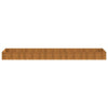 vidaXL Fioriera Rialzata da Giardino 482x100x36 cm in Acciaio Corten - Image 11 of 21