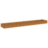 Fioriera Rialzata da Giardino 770x100x36 cm in Acciaio Corten - immagine 7 | SolPatio - Image 7 of 35