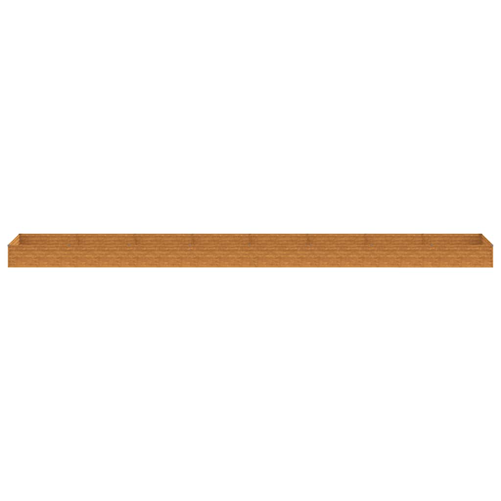 Fioriera Rialzata da Giardino 770x100x36 cm in Acciaio Corten - immagine 20 | SolPatio - Image 20 of 35
