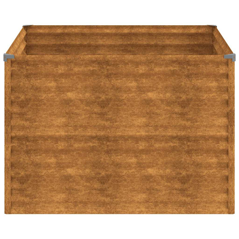 Fioriera Rialzata da Giardino 100×100×69 cm in Acciaio Corten - Image 8 of 14
