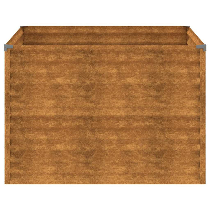 Fioriera Rialzata da Giardino 100×100×69 cm in Acciaio Corten - Image 9 of 14