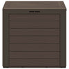 vidaXL Polypropylene Garden Storage Box, 140 L, 58.5x46x55 cm, Brown - Image 5 of 10