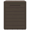 vidaXL Polypropylene Garden Storage Box, 140 L, 58.5x46x55 cm, Brown - Image 6 of 10