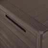 vidaXL Polypropylene Garden Storage Box, 140 L, 58.5x46x55 cm, Brown - Image 8 of 10