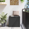 vidaXL Arcón de jardín de polipropileno 58,5x46x55 cm Antracita - Image 3 of 10