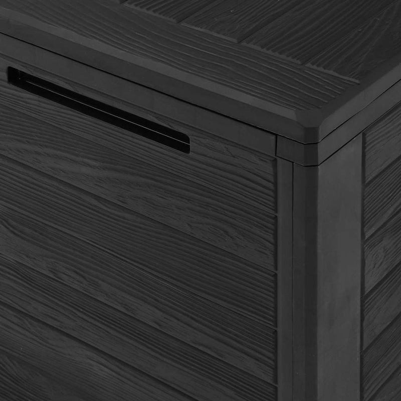 vidaXL Arcón de jardín de polipropileno 58,5x46x55 cm Antracita - Image 8 of 10
