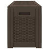 vidaXL Baúl de Jardín de Polipropileno, 310 L, 119x48x60 cm, Marrón - Image 4 of 8