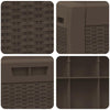 vidaXL Baúl de Jardín de Polipropileno, 310 L, 119x48x60 cm, Marrón - Image 6 of 8
