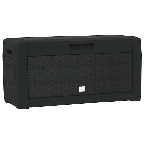 Baule da Giardino Antracite 119x48x60 cm in Polipropilene - immagine 2 | SolPatio