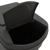 vidaXL Contenitori Impilabili Rifiuti 4 pz Grigio 100 L Polipropilene - Image 6 of 7