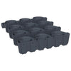 vidaXL Vertical Garden Plant Set in Polypropylene 68.5x19x54.5 cm Anthracite - Image 5 of 8