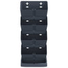 vidaXL Vertical Garden Set, Polypropylene, 4 Pieces, 19.5x11x47.5 cm, Anthracite - Image 3 of 7