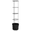 vidaXL Tomato Tower Planter, Polypropylene, 39x150 cm, Anthracite - Image 2 of 4