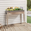 vidaXL Jardinera de Acero Galvanizado 100,5x40,5x90 cm Plata - Image 1 of 5