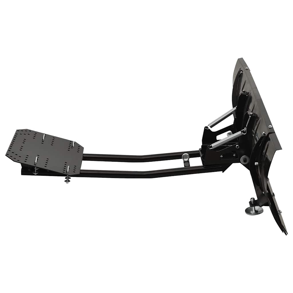 vidaXL Spazzaneve per ATV 150x38 cm Nero - Image 2 of 8