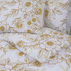 vidaXL Set Copripiumino Bianco e Marrone 240x220 cm in Cotone - Image 4 of 5