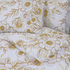vidaXL Set Copripiumino Bianco e Marrone 200x200 cm in Cotone - Image 4 of 5