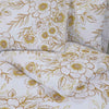 vidaXL Set Copripiumino Bianco e Marrone 260x220 cm in Cotone - Image 4 of 5