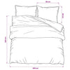 vidaXL Set Copripiumino Grigio Scuro 200x220 cm in Cotone - Image 5 of 5