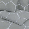 vidaXL Set Copripiumino Grigio 240x220 cm in Cotone - Image 4 of 5